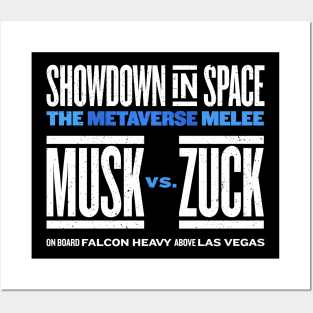 MUSK vs. ZUCK Posters and Art